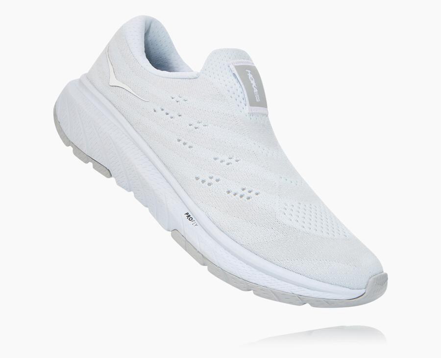 Hoka One One Bezecke Topanky Damske Biele - Cavu 3 Slip - 40869-UIHX